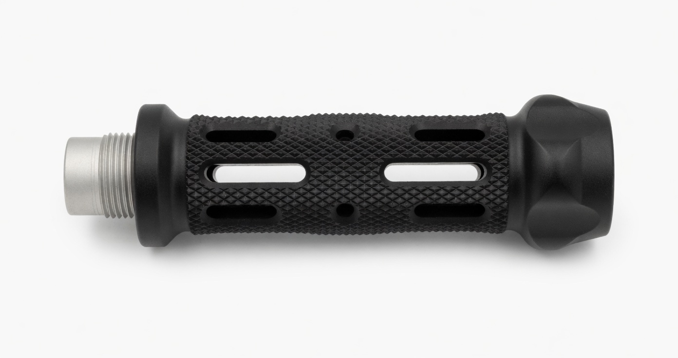 Knurled surgical handle