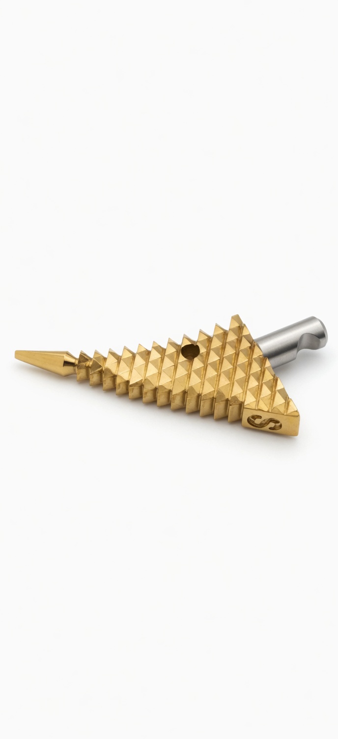 TiN-coated diamond rasp